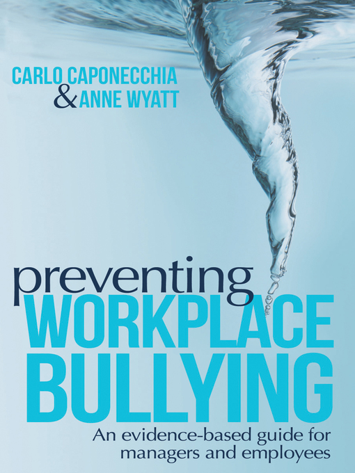 Title details for Preventing Workplace Bullying by Carlo Caponecchia - Available